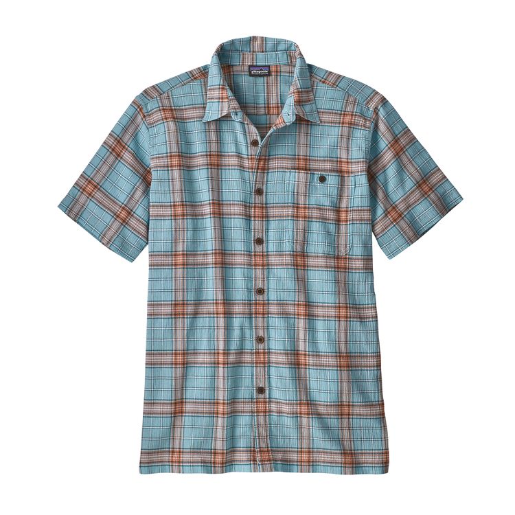 Camisas Patagonia Homem A/C® Buttondown Hot Weather - Represa Azul - Portugal (1482-680)